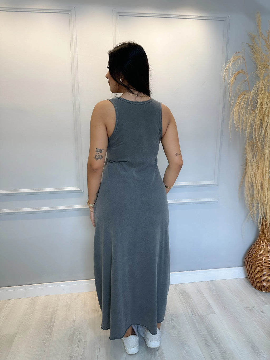 Vestido Regata Longo 100% Algodão