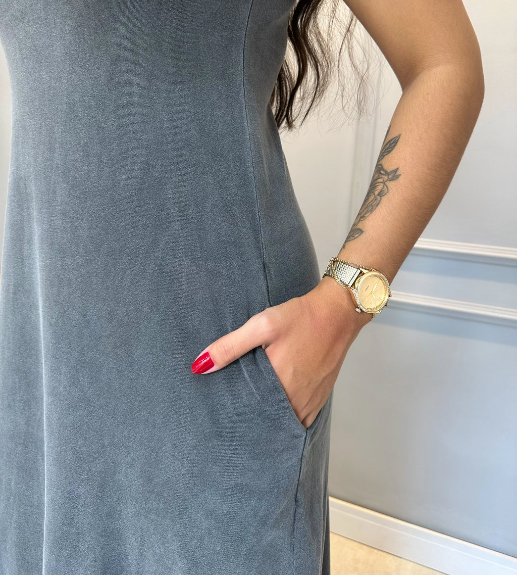 Vestido Regata Longo 100% Algodão