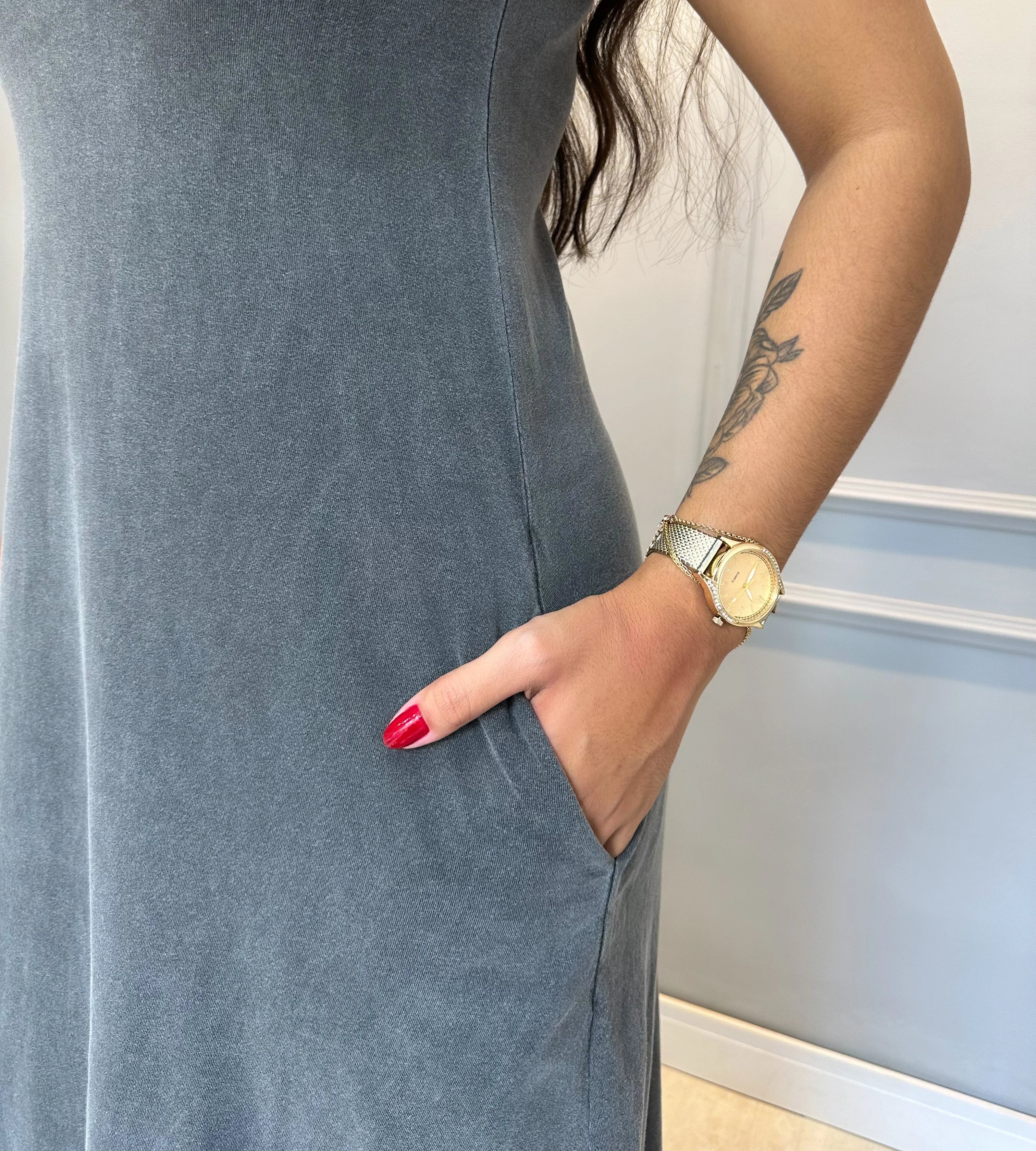 Vestido Regata Longo 100% Algodão